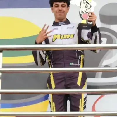 Jo�o Al�cio  conclui prepara��o para o Brasileiro de Kart com p�dio no Open em SC