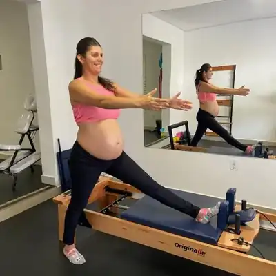 Pilates personalizado transforma a experi�ncia da gesta��o